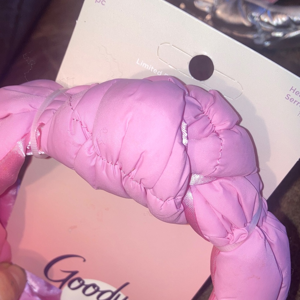 Goody Ouchless Headbands in Silver, White, and Pink . Price for one - Picture 2 of 3